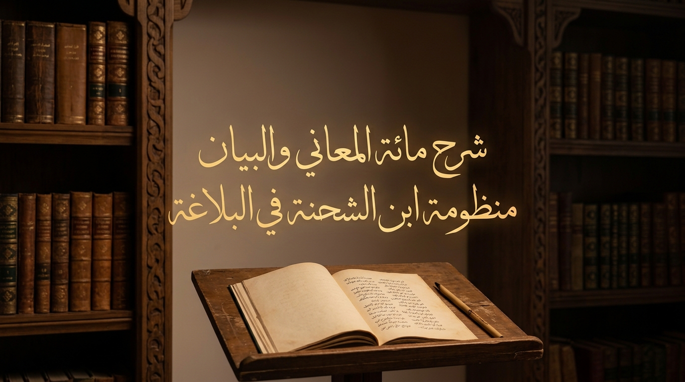 (1) من بداية المنظومة إلى مباحث الإسناد الحقيقي والمجازي - Image 1