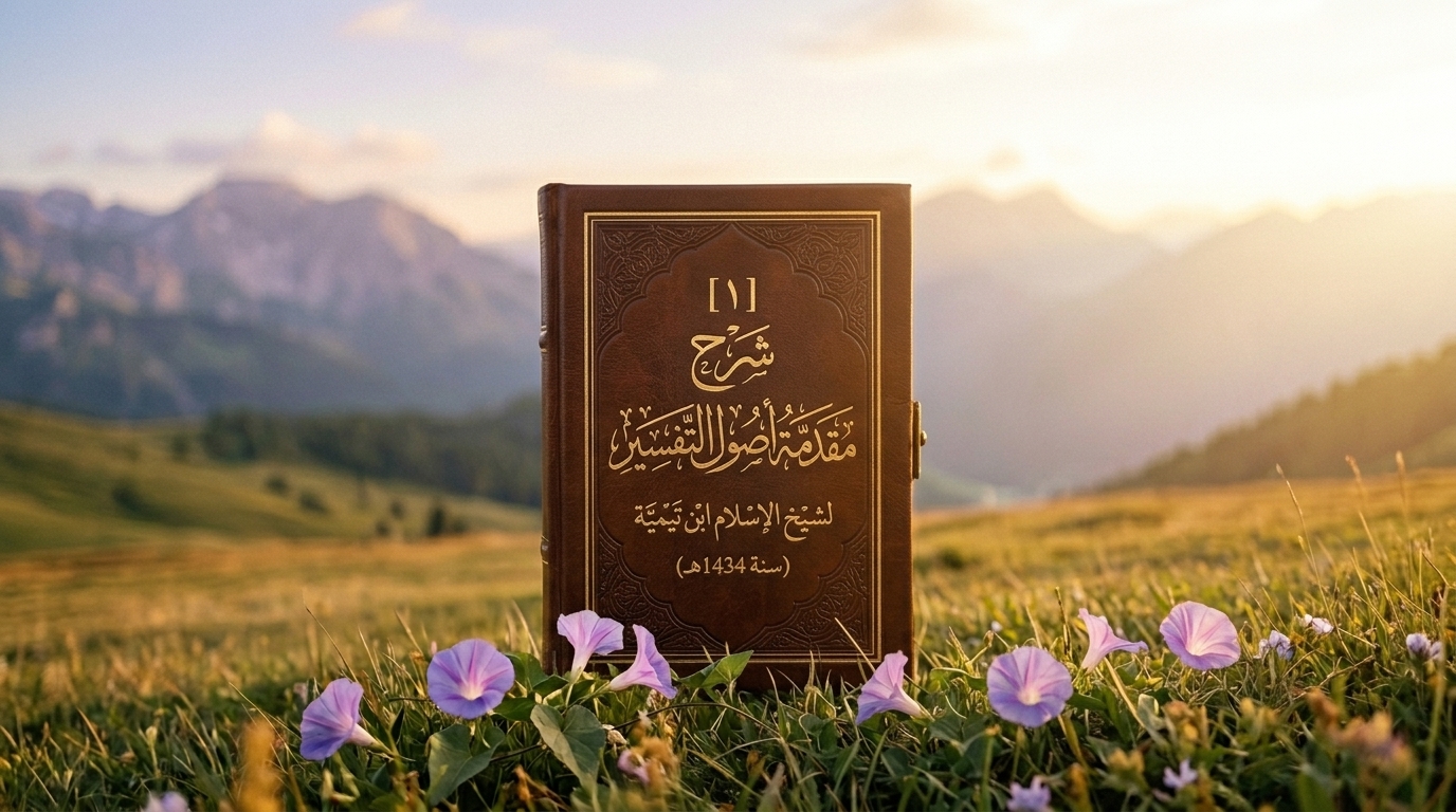 شرح مقدمة أصول التفسير لشيخ الإسلام ابن تيمية (سنة 1434هـ) - Image 1